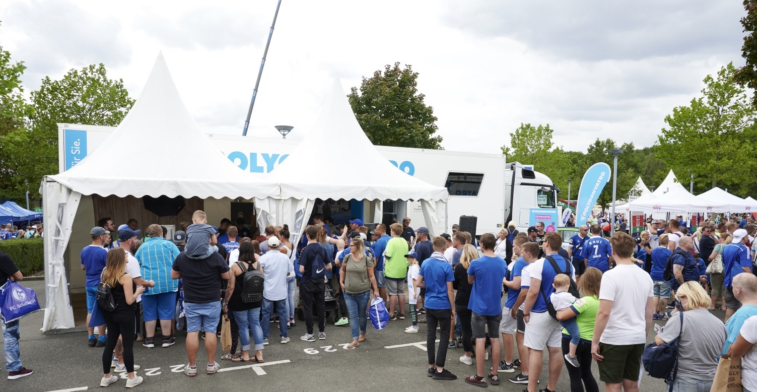 Schalke-Tag 2019 Zelt Schalke-Tag 2019 Zelt