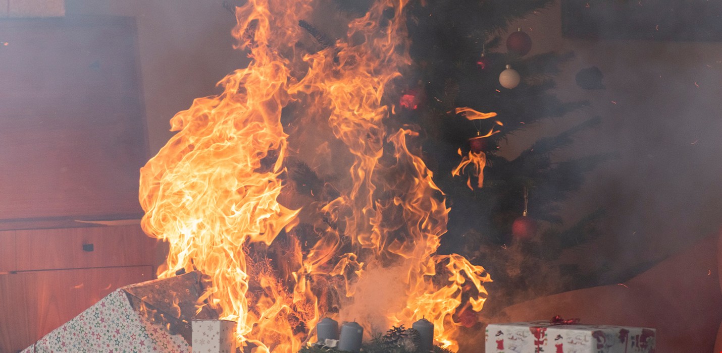 5–6 volte più incendi domestici durante l’Avvento