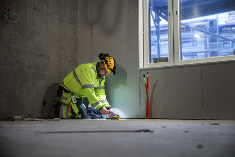 Fuktmätningar betong TCS temporär klimatkontroll nybyggnation